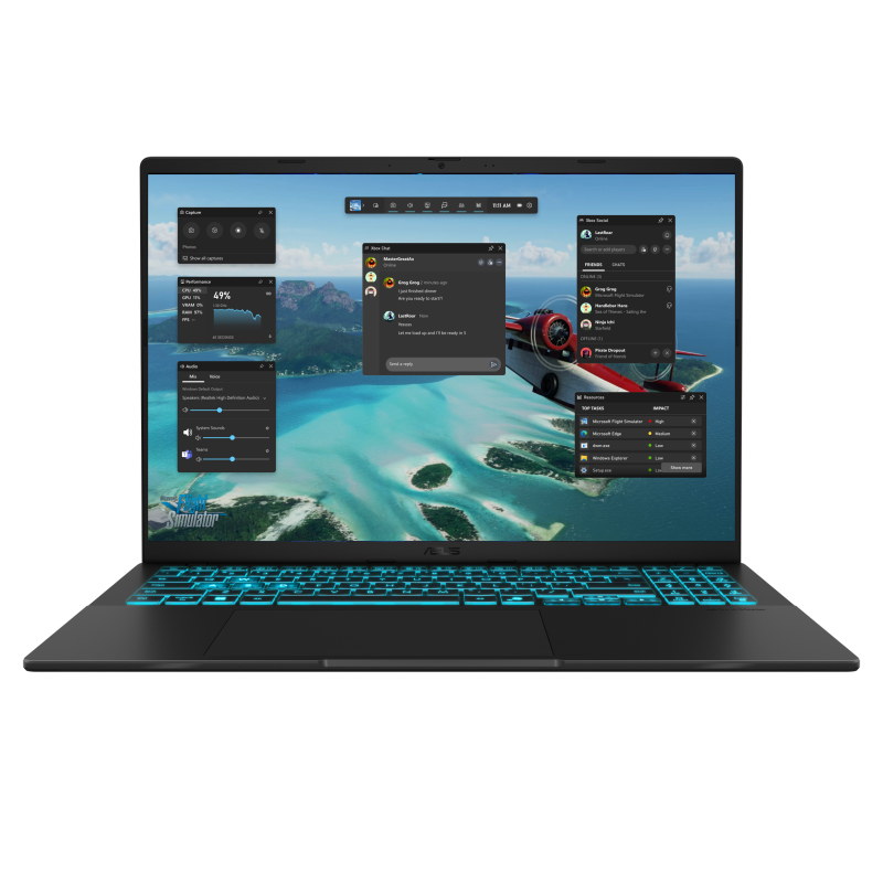 ASUS VivoBook 16 FHD 16" Gaming Laptop, Intel Core 7-240H 16GB 512GB RTX 4050