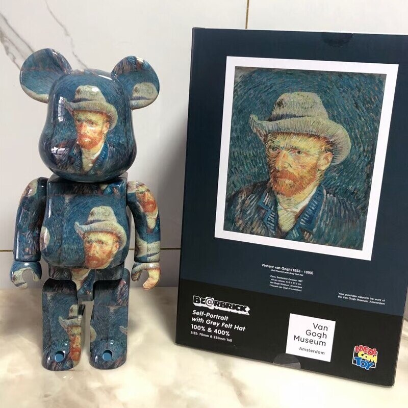 NEW Medicom Bearbrick Van Gogh 400% Be@rbrick Vinyl Art Craft Hot Figures 2020 | eBay