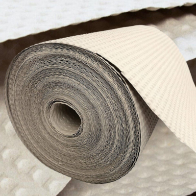 Bubble clearance packing paper
