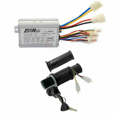 350W 36V Brush Motor Controller key Throttle Grip for Scooter ATV Electric Quad