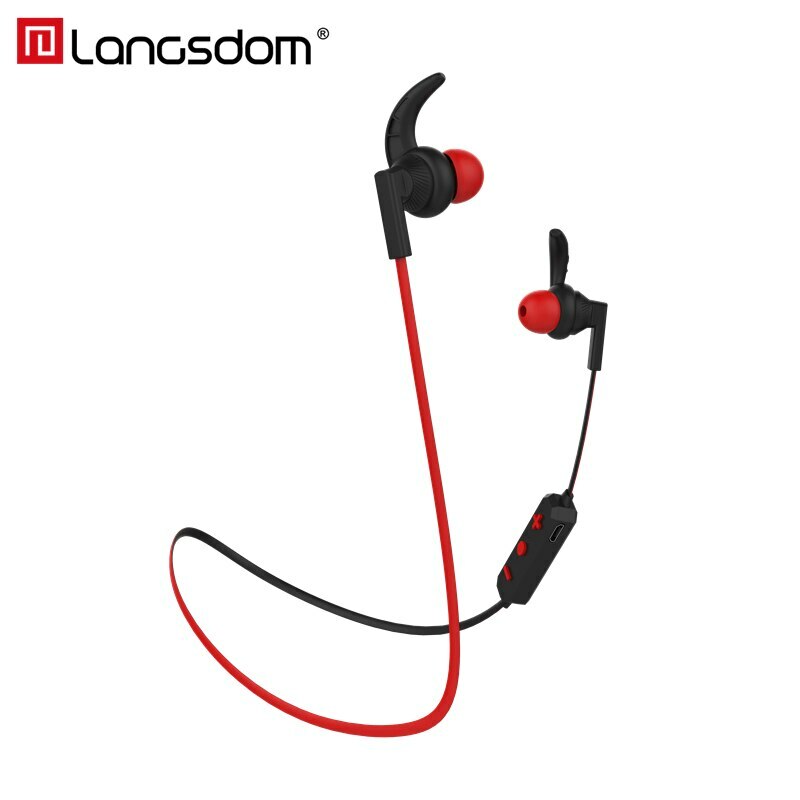 Cuffie Auricolari In Ear Bluetooth Sport Langsdom Bs85 Con Microfono mar