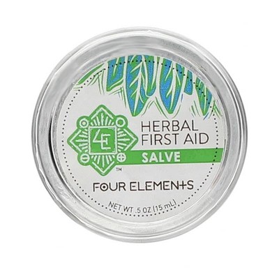 Four Elements Organic Herbals Травяной бальзам для первой помощи 1 унция крема