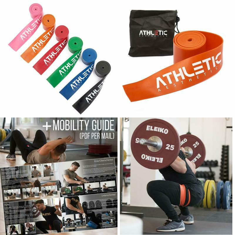 Athletic Aesthetics Floss Band + Tasche Und Übungsanleitung [2M] Flossing Band 