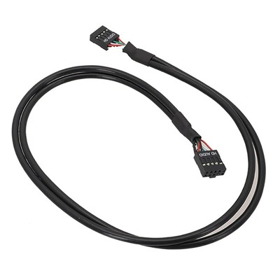 Computer Mainboard Usb2.0 9Pin Extension Cable 9Pins Female to Female Extender