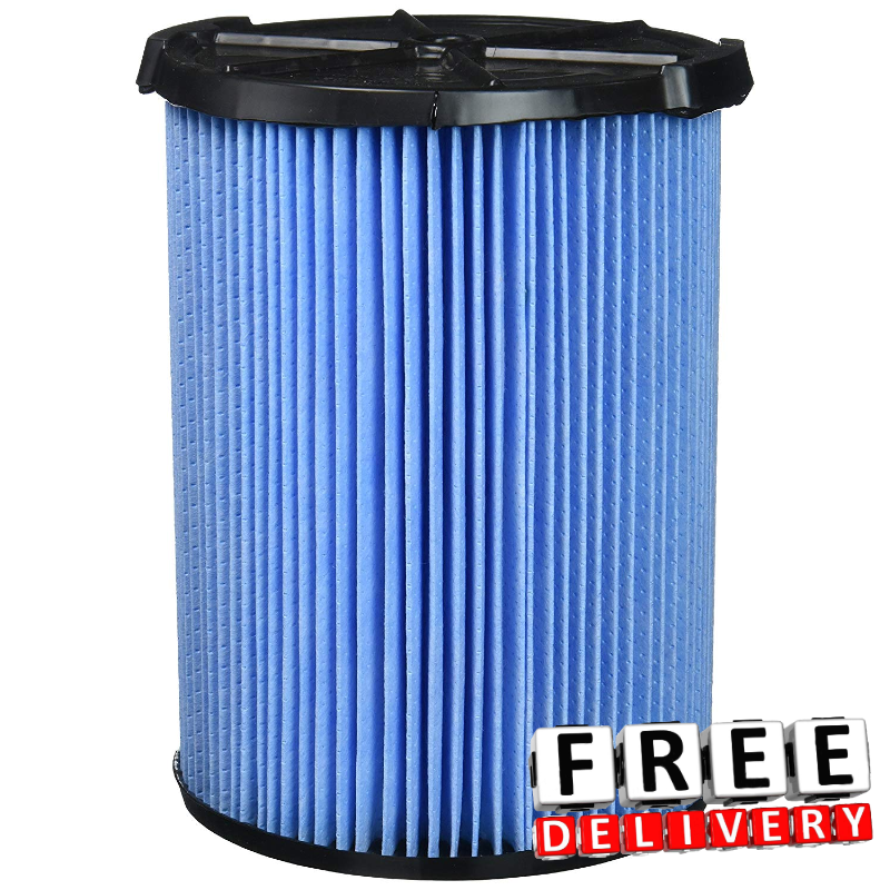 Rigid Shop Vac Filter Reusable 3 Layer Washable 5 - 20 Gallon Wet Dry Vacuum