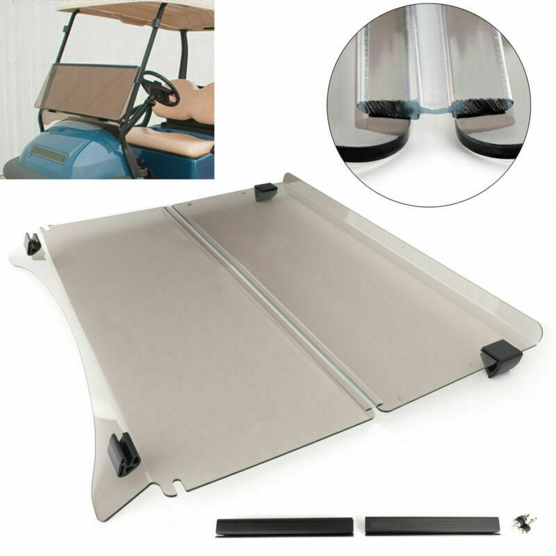 Smoke Windshield Windscreen Fit For Golf Cart Club Car Precedent 2004