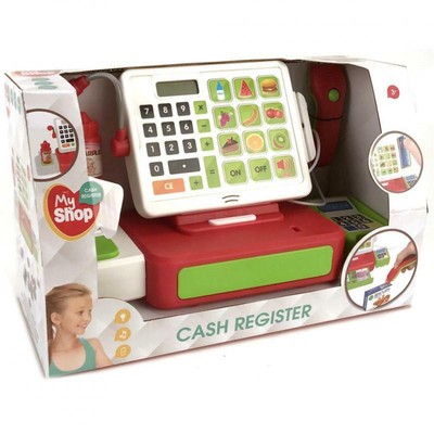 My Shop Deluxe Kinder Registrierkasse Kasse mit Funktion Zubehör für Kaufladen