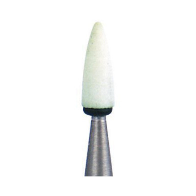 SHOFU 0203 DURA-WHITE FL2 FLAME HP (HANDPIECE) 12/PK FINISHING STONES
