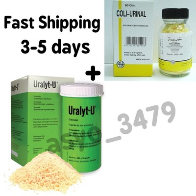 URALYT-U Granules + Coli-Urinal For Dissolving Uric Acid Stones - Free Shipping