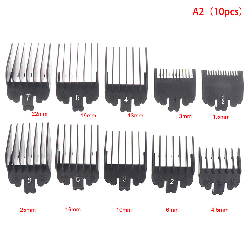 8/10Pcs Hair Clipper Guide Limit Comb Trimmer Guards Attachment 1.5-2_ro