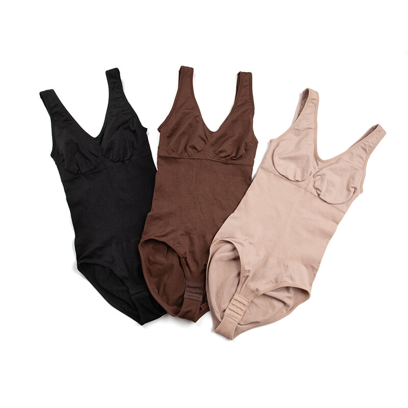 Women Seamless Slimming Full Body Shaper Firm Tummy Control Shapewear Bodysuit