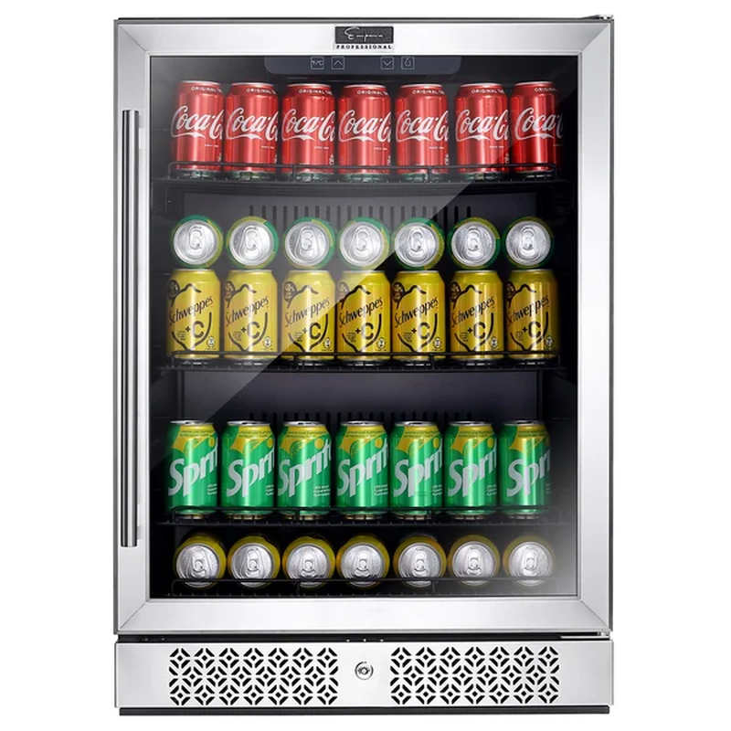 140 Cans (12 Oz.) Outdoor Rated Freestanding Beverage Refrigerator