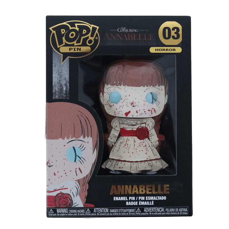 Funko Pop! ENAMEL PIN The Conjuring ANNABELLE Horror Gross Collectible Souvenir
