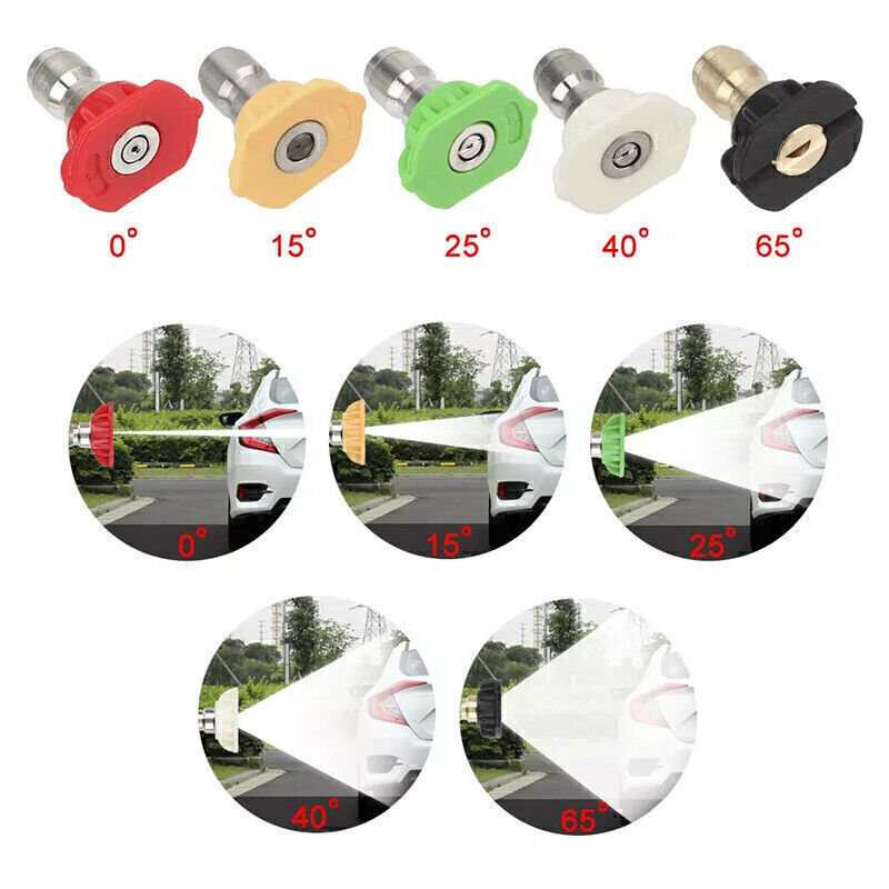 High Pressure 4000PSI Car Power Washer Gun Spray Wand Lance Nozzle + Hose Kit US