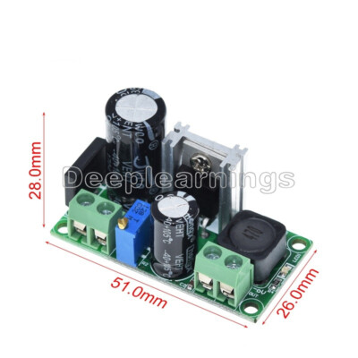 3.3V 5V 6V 9V 12V 24V AC DC To DC Buck Step Down Adjustable Volt Converter