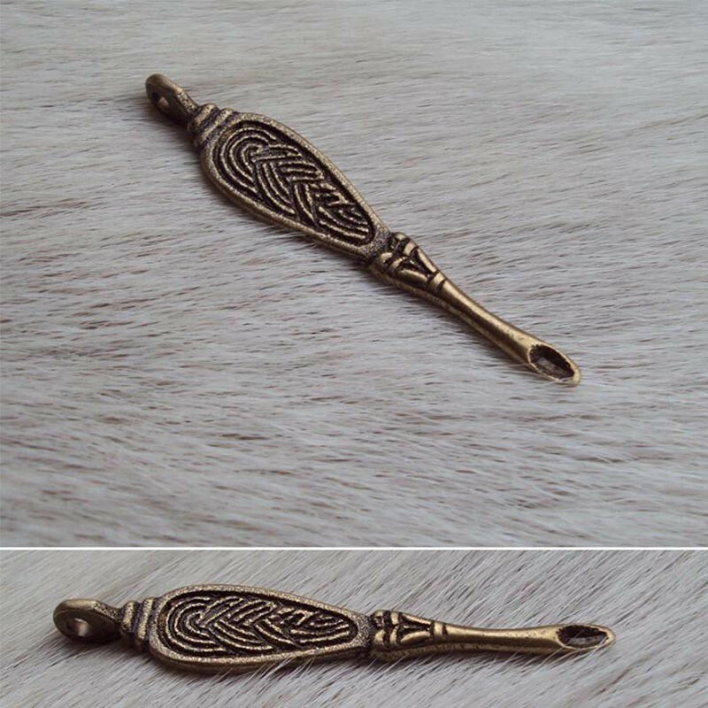 Viking Engraved Brass Belt Buckle Perfect for Costume Medieval LARP