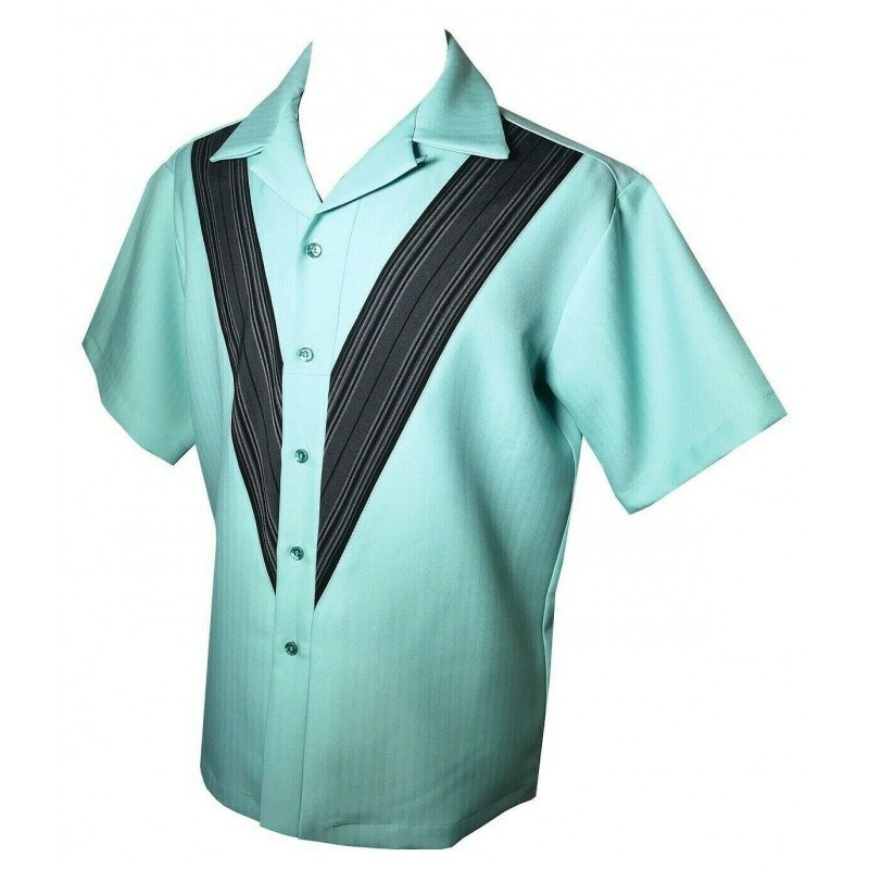 Swankys Aaron Sport Shirt -    Size 2xl    ***  50'S Rnr - Rockabilly - Vlv ***