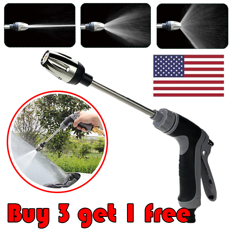 High Pressure Power Washer Water Spray Gun Nozzle Wand Attachment Garden Hose~