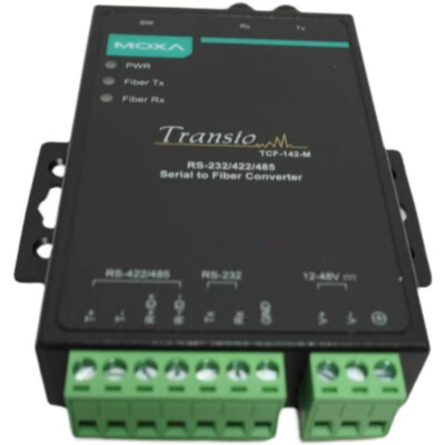 1pcs MOXA TCF-142-M-ST RS-232/422/485 To Optical Fiber Converter