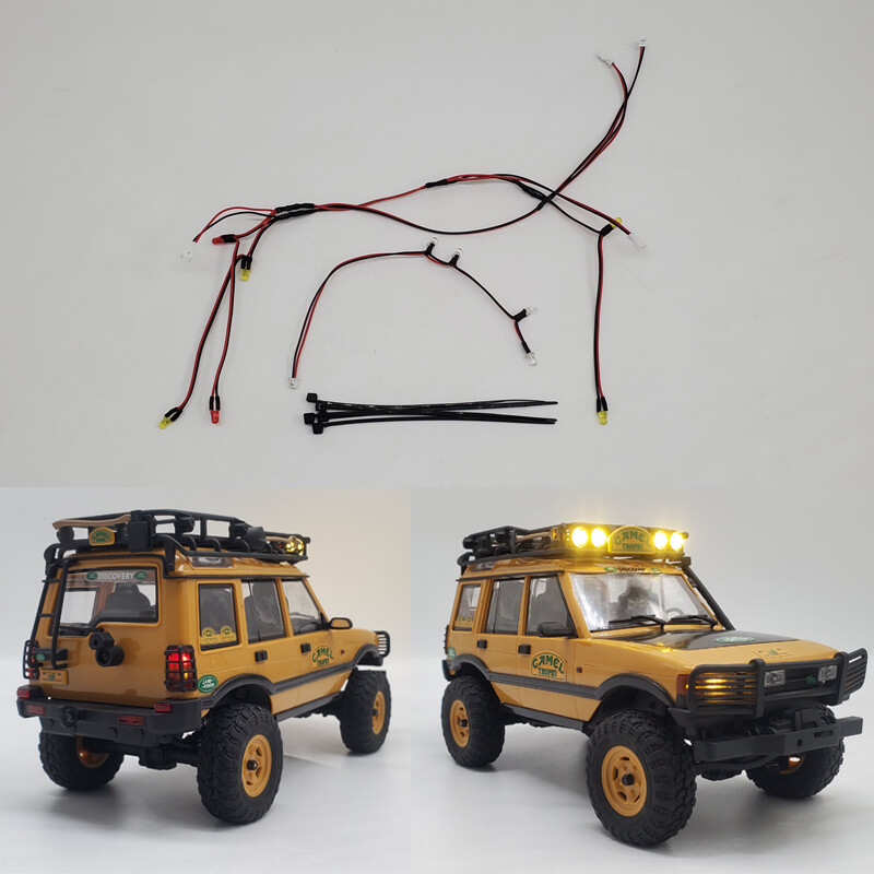 Vordere Hintere Dachbeleuchtung FÃ¼R Fms Fcx24m 1/24 Rc Land Rover Upgraded Parts