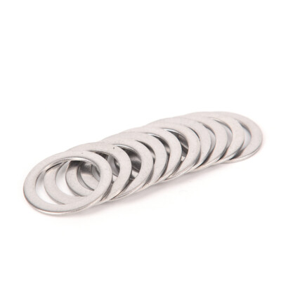 10x Bicycle Pedal Spacer Crank Cycling Bike Stainless Steel Ring Washers NI -lg