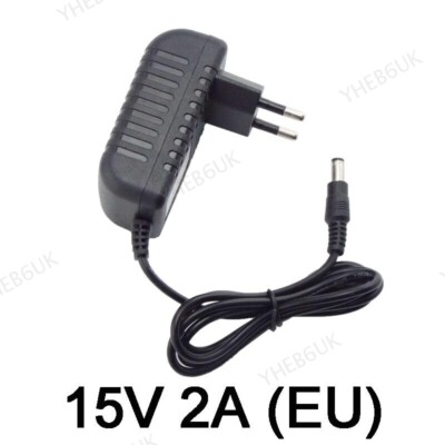 15V 1A 2A 3A AC to DC Power Supply Adapter 100-240V Charger 5.5*2.5mm