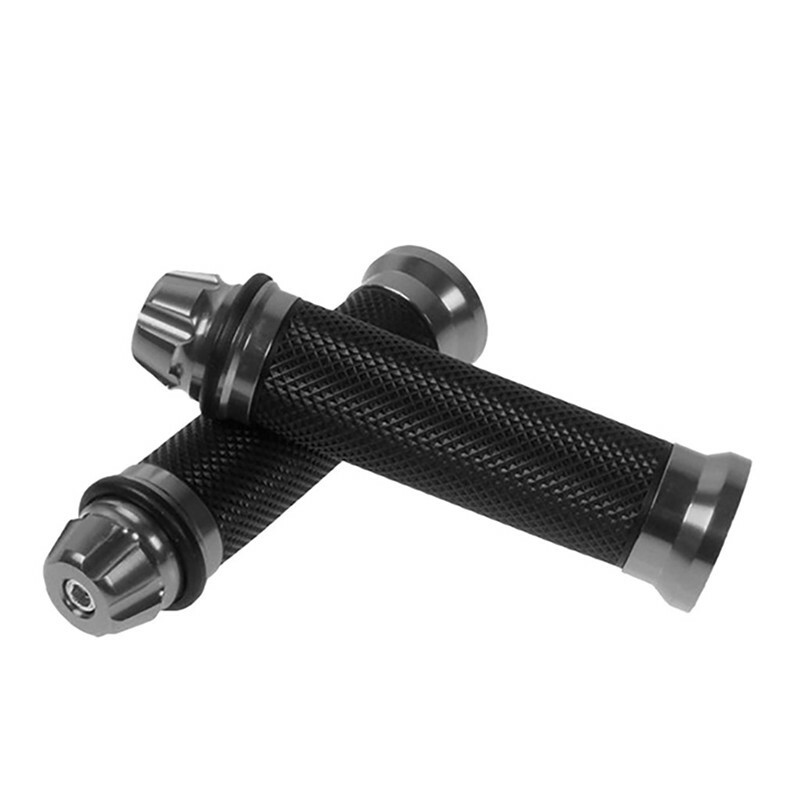 Motorcycle 7/8" Hand Grips Handle Bar Rubber Gel For YAMAHA HONDA KAWASAKI BMW