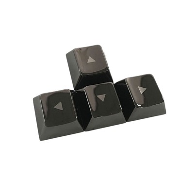 Metal Keycaps Light Etched Zinc Alloy Keycap 1.7x1.7cm 4PCS WASD Directions