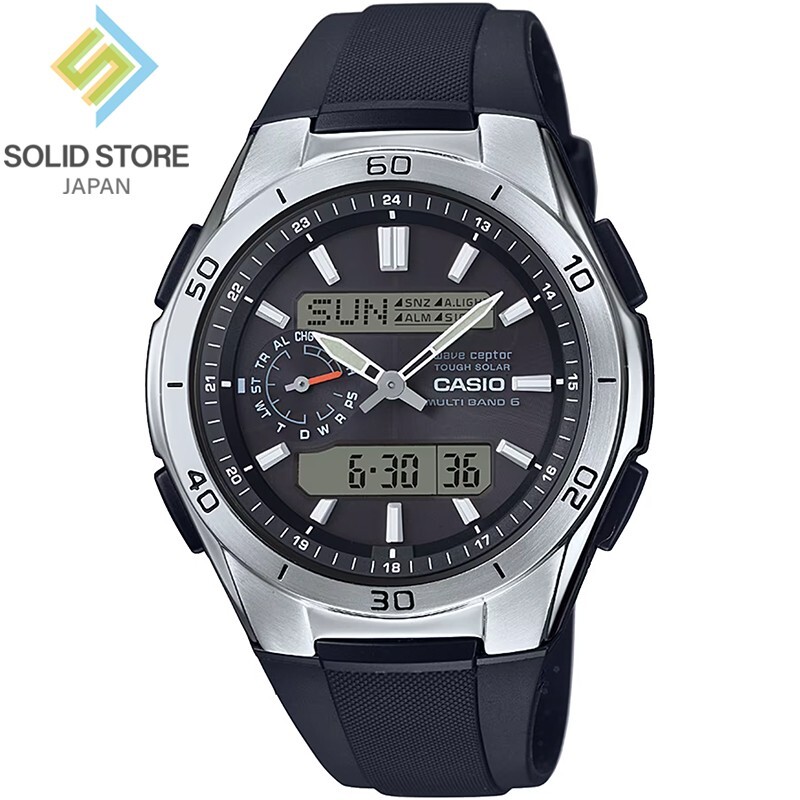 CASIO WAVE CEPTOR WVA-M650-1AJF Radio Solar Analog Digital