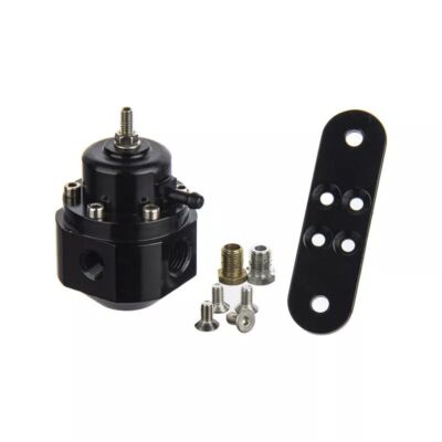 AEM Electronics Billet Universal Adjustable Fuel Pressure Regulator - 25-302BK