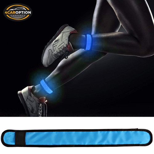 35CM LED Slap Armband Lights Running Walking Cycling Glow Night Safety Gear Blue