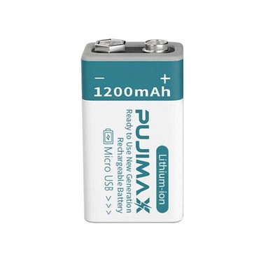 USB Direct Rechargeable 9V Battery 1200mAh Batteries 6F22 lot  Fast Charging