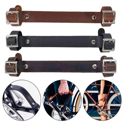 Bicycle Leather Portable Vintage Durable Carrying Handlebar Strap for Brompton