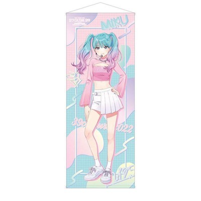 39culture 2022 Hatsune Miku life-size tapestry free shipping from japan