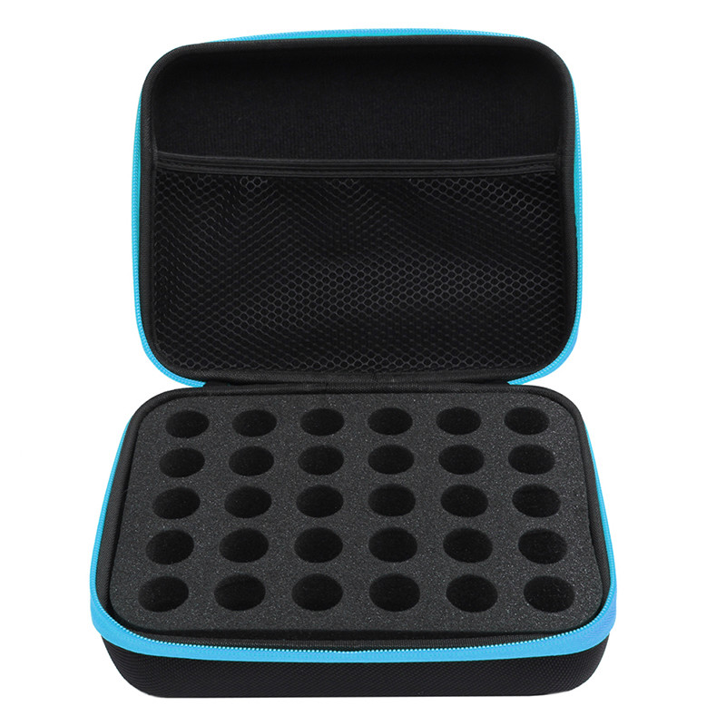 30 Bottles Essential Oil Carry Case 10ml Holder Storage Aromatherapy Hand Bag__f