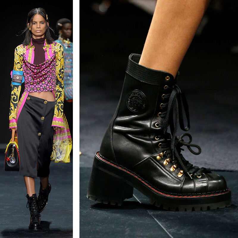 versace ブーツ Men's Designer Boots, Ankle & Chelsea Boots | VERSACE US