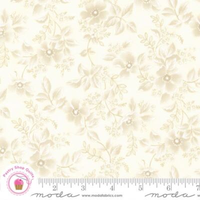 Moda CASCADE 44321 11 Cloud Ivory Cream FLORAL 3 SISTERS Quilt Fabric
