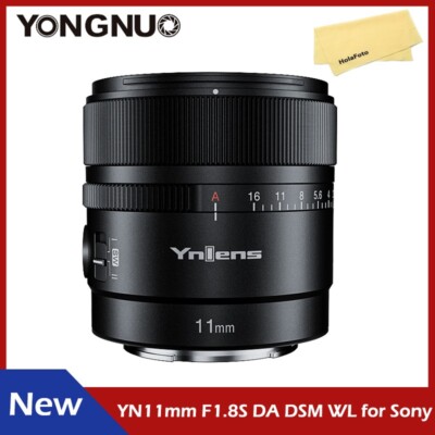 YONGNUO YN11mm F1.8S DA DSM WL APS-C Auto Focus Wide Angle Lens for Sony E-mount
