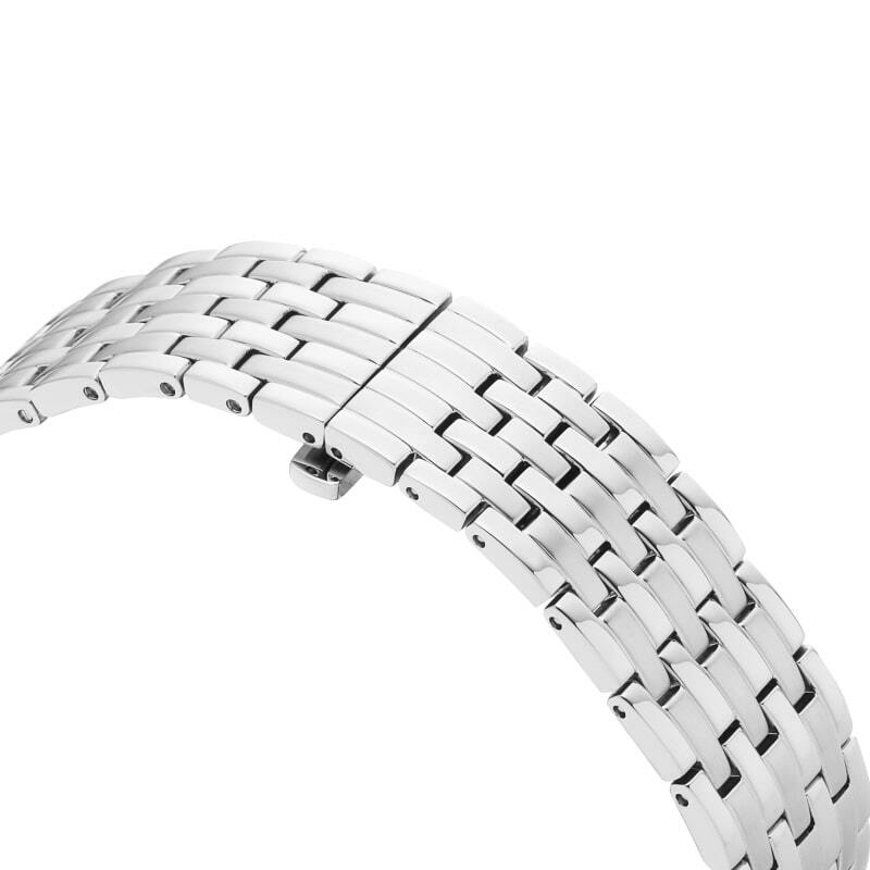 Pre-owned Citizen Original  Eco Drive Moon Phase Watch Men Japan Made Stainless Steel White