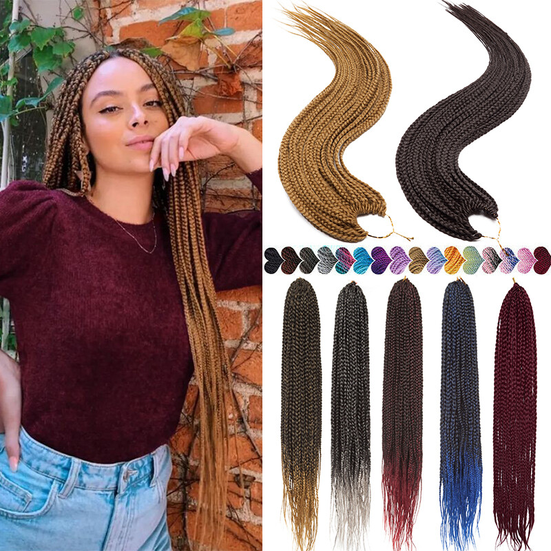 Ed Box Braid 26inch Ombre Braids Hair Extension Crochet Hair African Braids
