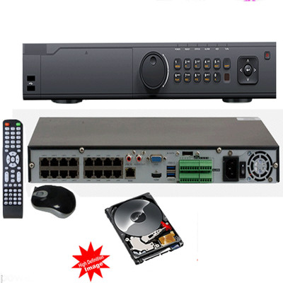 16CH HD-TVI H.265 4K/8MP 3840x2160 1.5U Case DVR System 5-in-1 HDMI System