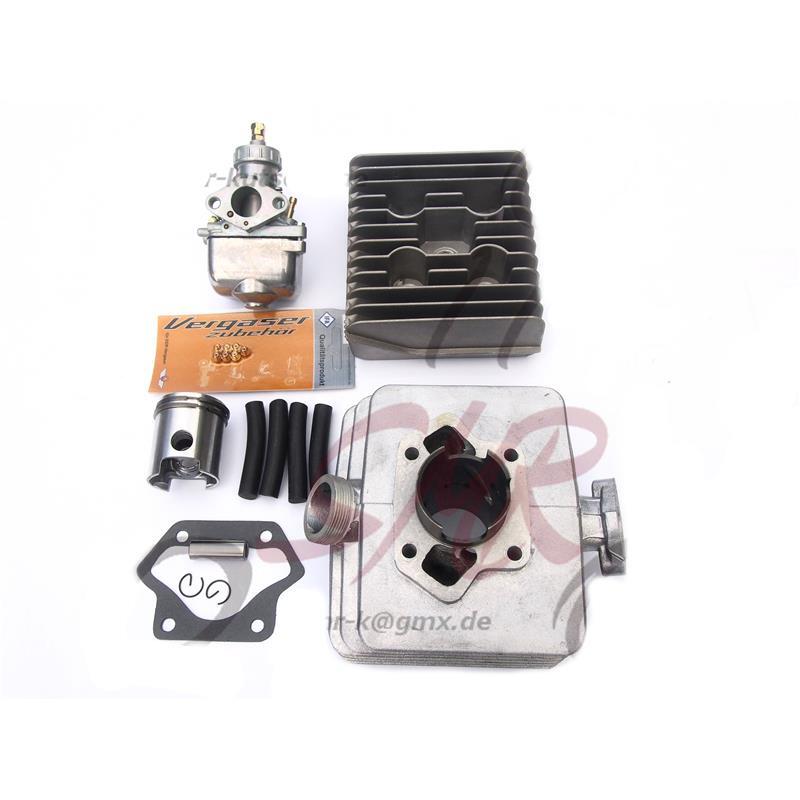 Tuning Zylinder 1Ring Kolben 4 Kanal Mit Kopf Simson KR51/1 Star - Ssw