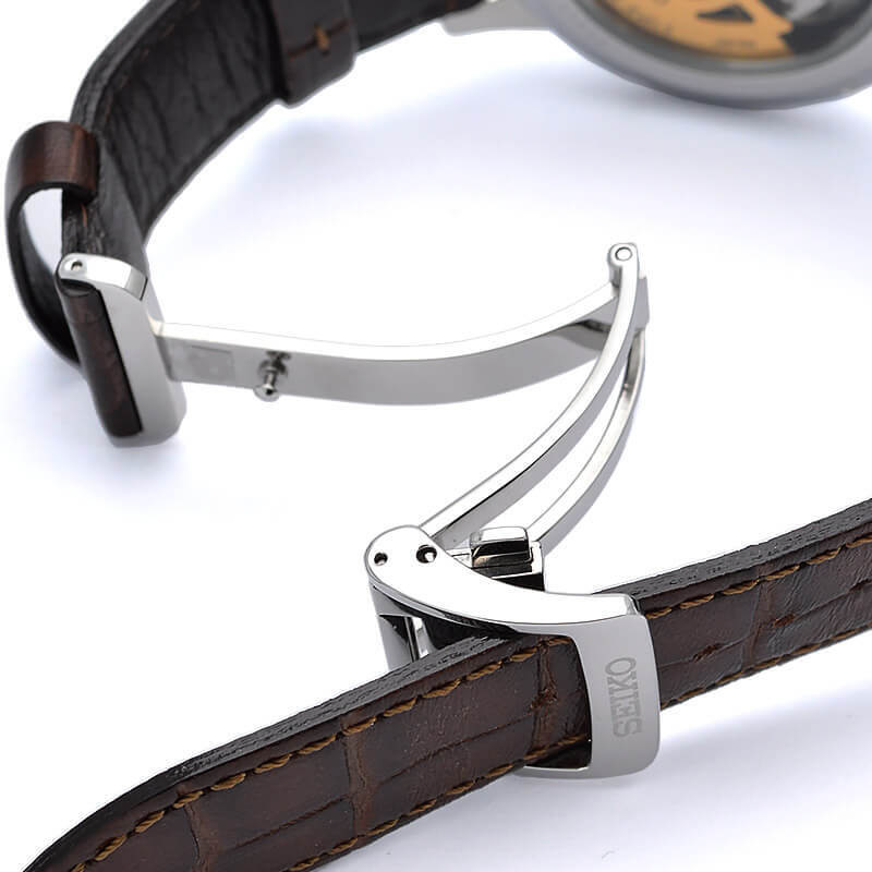 Pre-owned Seiko Presage Sary109 Cocktail Time Mechanical Automatic Watch Ivory Dial 40.5mm