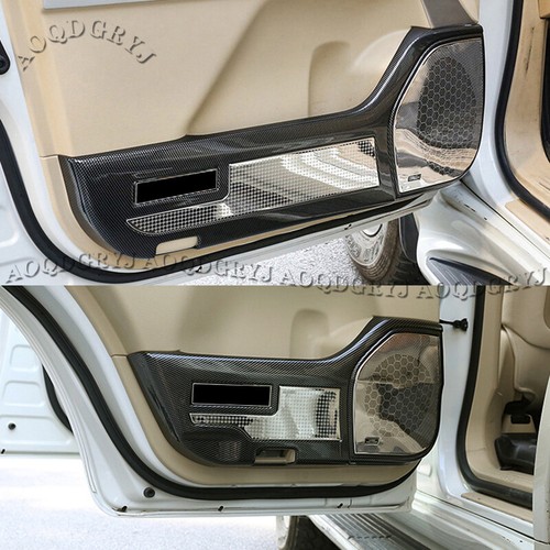 LX570カーボンキックガード For LEXUS LX570 2008-2021 Carbon Fiber Look Door Anti Kick