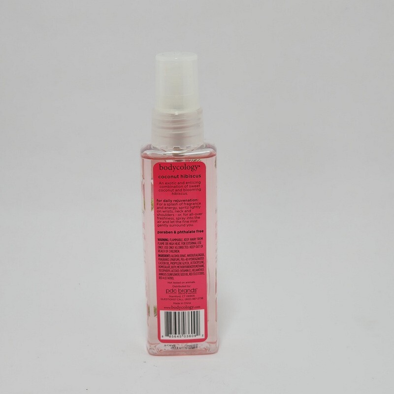 Bodycology  Coconut Hibiscus Fragrance Mist Spray 2 oz / 59 ml