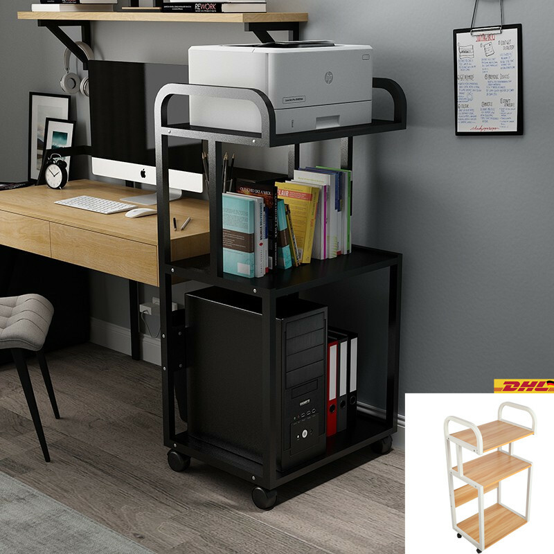 NEU Rollcontainer Druckertisch Bürowagen Druckerwagen Bürocontainer Rollschrank