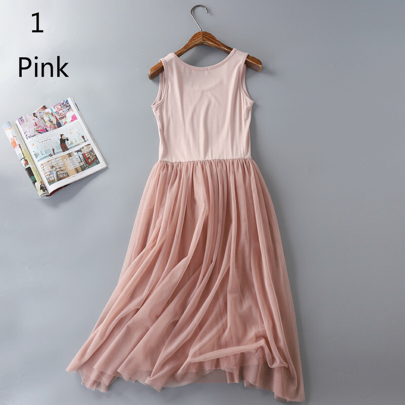 Women Lady Under Dress Camisole Full Slip Petticoat Strappy Mesh Layer Tulle