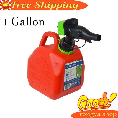 1 Gal Smart Control Handle Gas Can Fuel Container for Small Gas Power Equipment