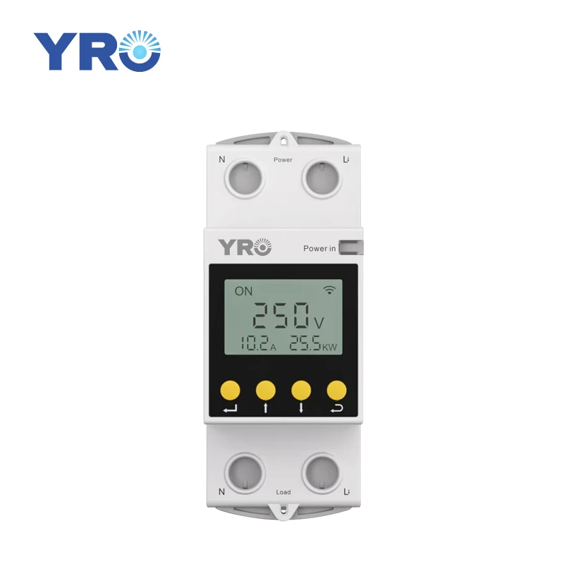 WFI switch 63A smartlife Circuit breaker Energy Meter Metering Timer with volta