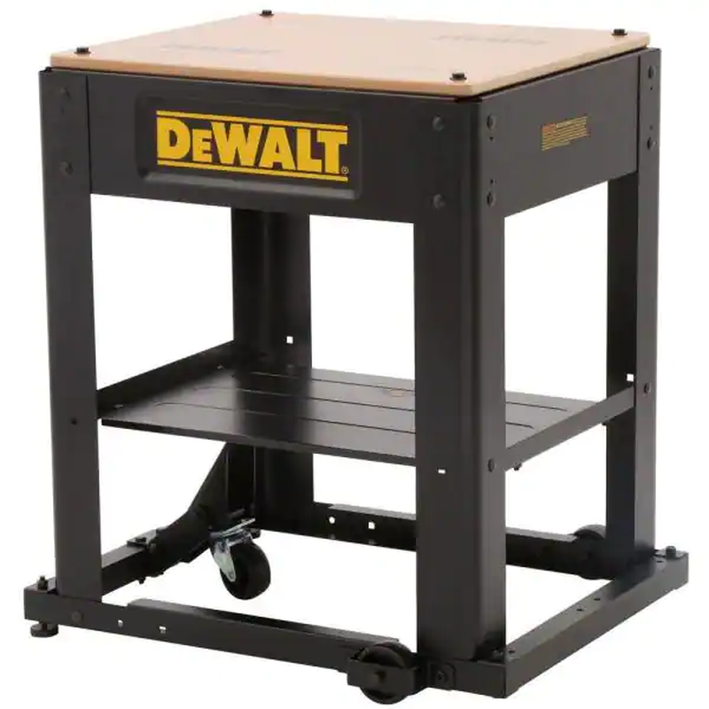 Universal Mobile Thickness Planer Stand Storage Shelf Work Station Wheel Stable